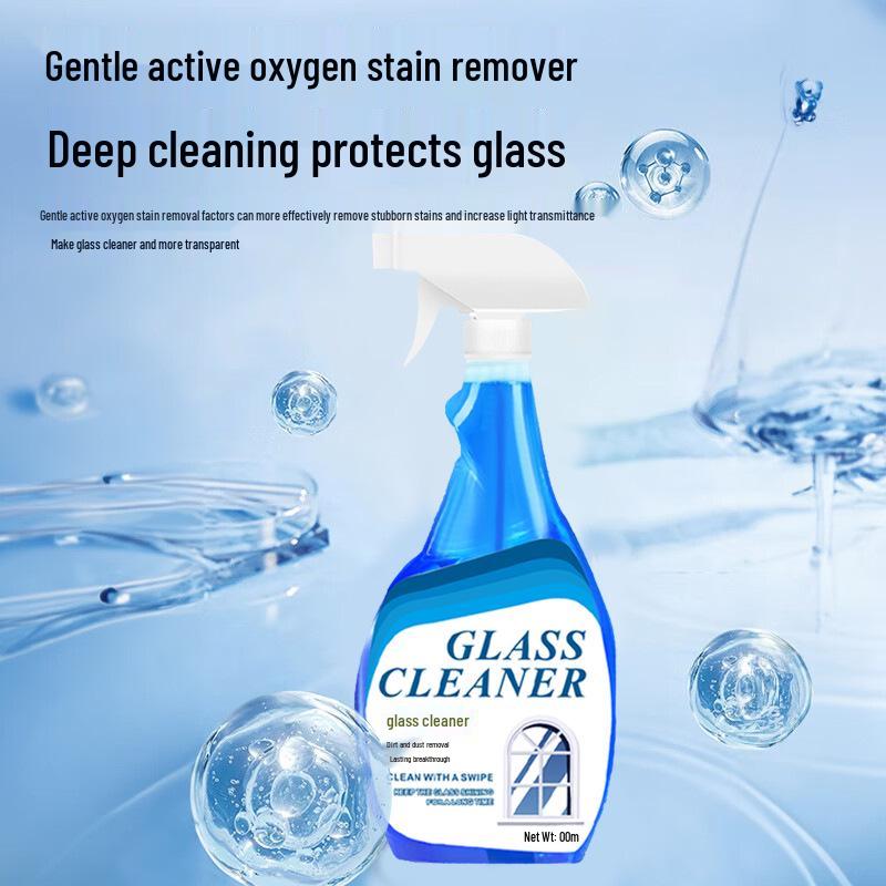 Potente Detergente per Vetri per Finestre di Casa e Bagno, Rimuovi Macchie e Calcare con Strumento Speciale