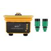 Smart WiFi Water Timer App Control Rain Sensor 2 Zone Solar Powered Sprinkler Timer with Double Water Outlet for Garden