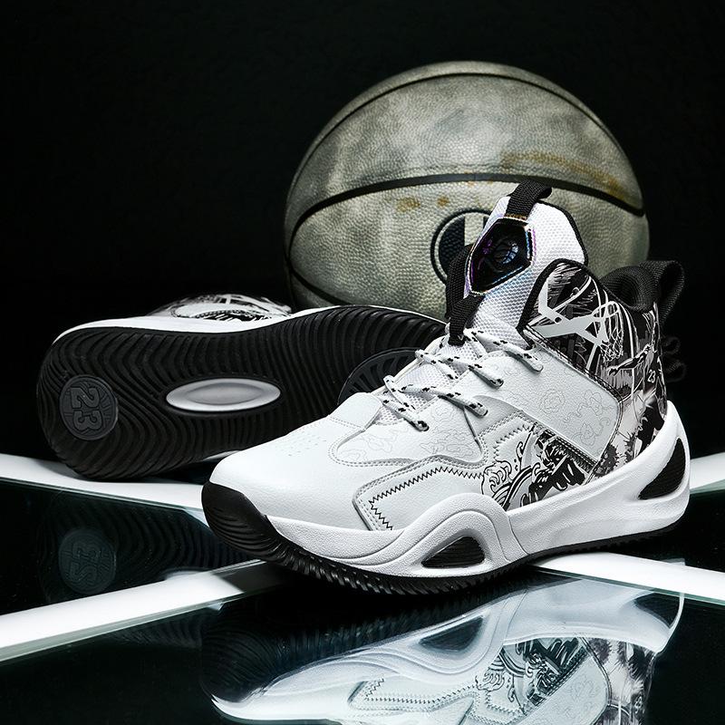 Neue Basketballschuhe in Übergröße Herren Mandarinenten-Sportschuhe, tatsächliche Trainingsspieelschuhe für junge Studenten