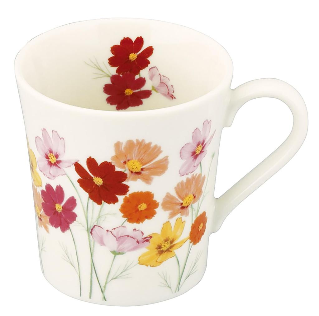 Yamaka Shoten x Autumn Cherry Pair of Mugs and Tableware Set 300ml Diameter 9 x 9cm Hibiya Kadan FLORIOGRAPHY Day Gift Birthday Gift Goods Tableware