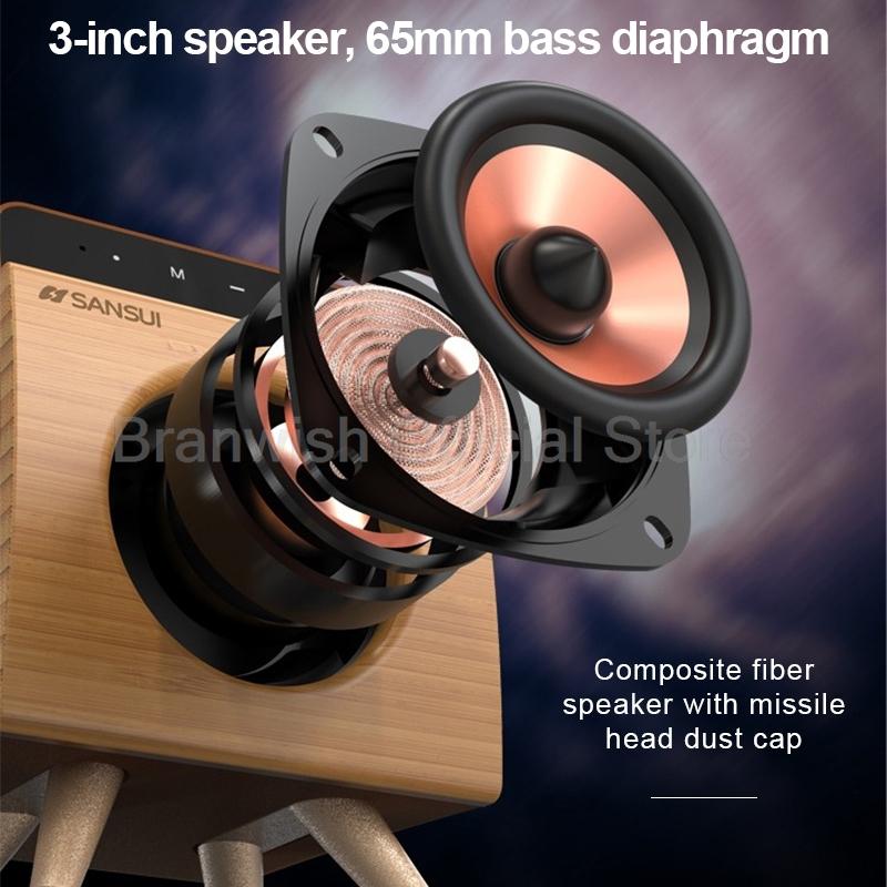 Multimedia Bluetooth 5.0 Mini Speaker Home Audiophile 2.0 Speaker for Computer Audio Desktop Game Touch Screen Sound Box