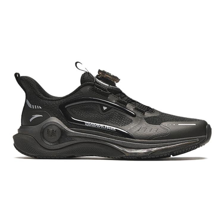 Anta Kids Lingyun 2.0 Fabric Comfortable Versatile Non-Slip Wear-Resistant Lightweight Low-Top Running Shoes Kids Running Shoes Black 332435512S-2