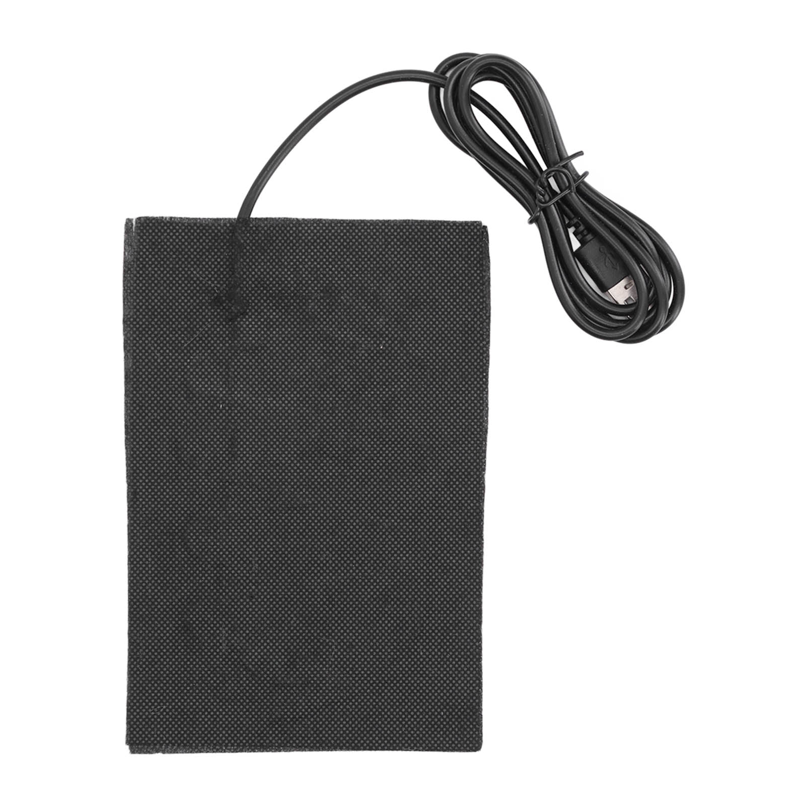 

Heating Pad 10x15cm 60 celsius Temperature Quick Heating Folding Cloth USB DC 5V for Home Office