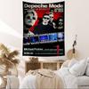 Kapela Rock D-Depeche M-Mode Zpěvák Barevná Nástěnná Tapiserie Bohemian Nástěnné Tapiserie Mandala Nástěnná Umělecká Dekorace