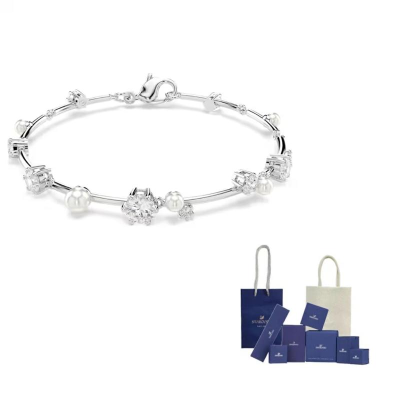 Swarovski Constella bracelet F-Original Brand Box And Bag серебряный