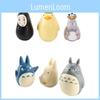 Niedliche Totoro Wackelkopffigur PVC- und Harzmaterial Cartoon Anime Desktop Dekoration Set mit 3 Figuren in einer Box Figuren)