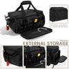 14Inch Multifunctional Tool Bag Thickened Large Capacity Waterproofed Wear-Resistant with Multi Pocket for Repairmen Electrician