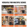 SucceBuy 12PCS Shopping Basket 21L with Metal Handle & Stand Portable Plastic Shop Grocery Basket for Store Supermarket Grocery