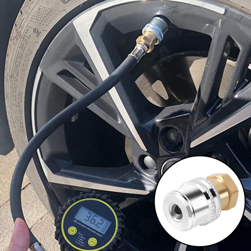 For Air Pump Accessories Leak-Proof Tire Tool Car Tires Self-Locking Brass Tire Inflation Chuck Secure Air Chuck Tire Chucks 1