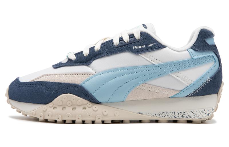 Puma Blacktop Rider  Warm White Inky Blue  42