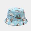 Spring And Summer Cotton Print Bucket Hat Fisherman Hat Outdoor Travel Sun Cap For Men And Women 100