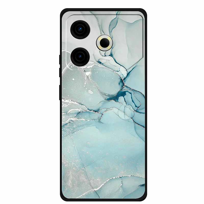 Phone Case For Tecno Pova6 Neo TPU Back Coque for Pova 6 Neo Marble Colour Soft Cover Protective Funda Luxury Silicone Shell