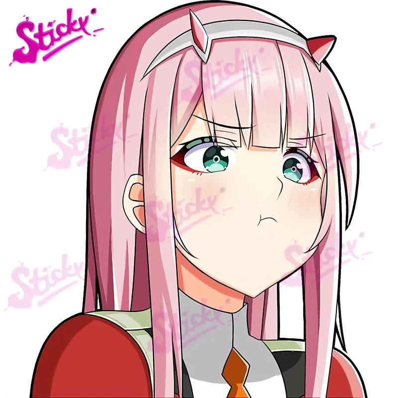 Zero Two Darling In The Franxx  Anime Stickers Decal Vinyl Car Stickers For Cars Trucks Suvs Window Bumper Laptop