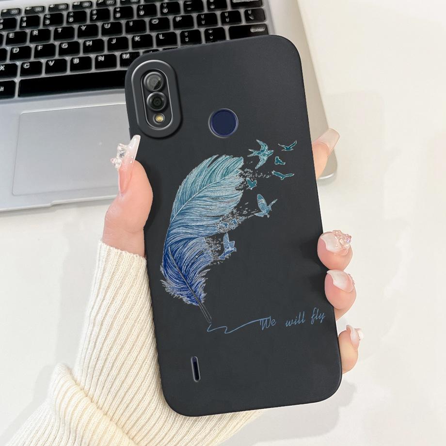 Moon Night Gothic Style Phone Case For Itel P33 Plus P33+ Back Cover Soft Silicone Bumper Coque ITELP33 P 33 Capa
