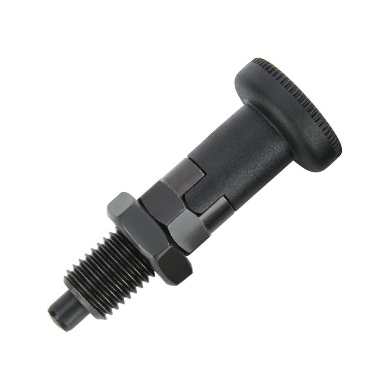 M10/M12/M16/M20 Feingewinde Selbstsichernde Indexierbolzen KST220-C Edelstahl/Kohlenstoffstahl Knopf Positionierbolzen Mit Muttern