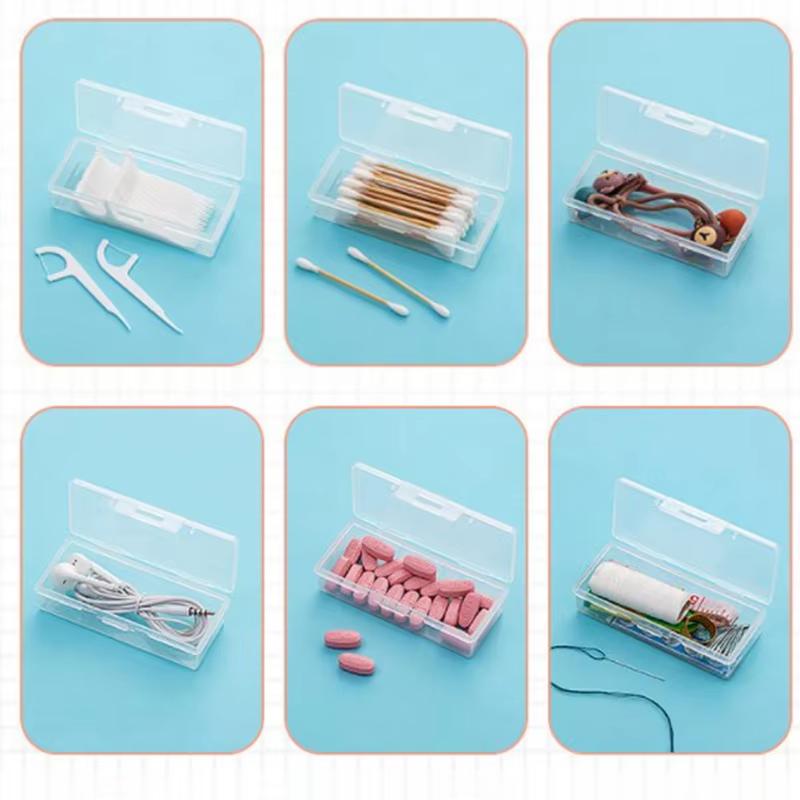 Boîte à médicaments de voyage Portable, porte-coton-tige, boîte à bijoux en fil dentaire