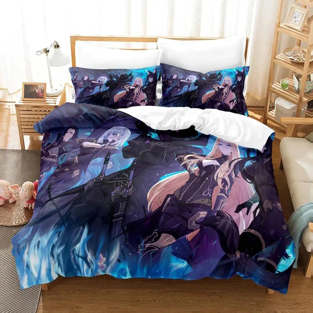Anime Eminence In Shadow Bedding Set Boys Girls Twin Queen Size Duvet Cover Pillowcase Bed Kids Adult Fashion Home Textileextile