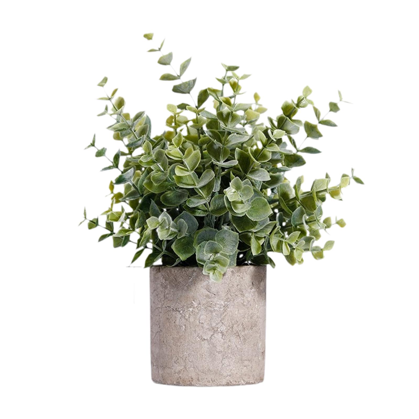 

Artificial Plant Faux Potted Greenery Decorative Ornament for Apartment Living Room Bedroom Office Garden Decoration