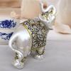 Handmade Elephant Statue Durable Resin Ornament Animal Sculpture Symbolizing Prosperity And Fortune