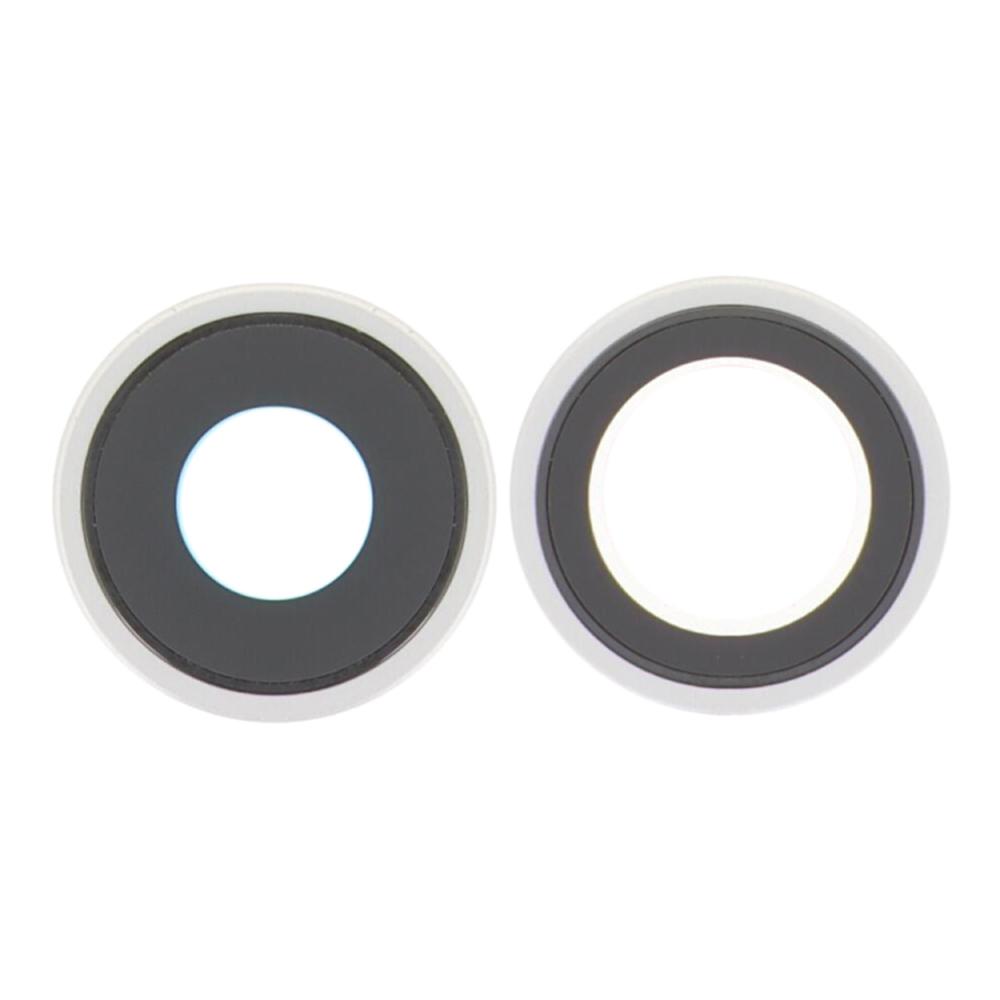 For iPhone 16/16 Plus 1 Set OEM Rear Camera Rim Lens Cover with Adhesive Sticker (Without Logo)