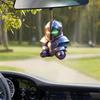 Adorable Acrylic Cartoon Car Accessories With Fragrance Ideal For Holiday Decorations