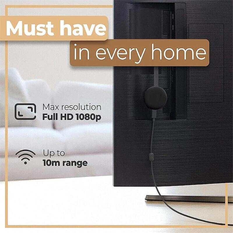 Double Band WiFi HDTV Display Dongle Wireless HDTV Display Adapter Supporting 1080P/4K Resolution and Screen Mirroring
