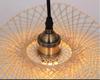 Dia.45CM Modern Bamboo Handmade Wicker Rattan Lighting Chandelier Lamp Fixture Restaurant Dining Room Bedroom Teahouse