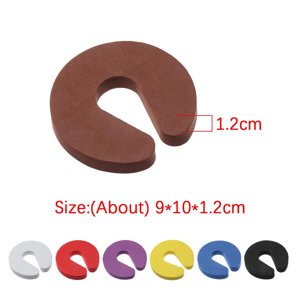 1PCS Safety Finger Safe Soft Foam Door Stopper Locks For Children Protection EVA C Shape Security Cabinet Locks Door Clip