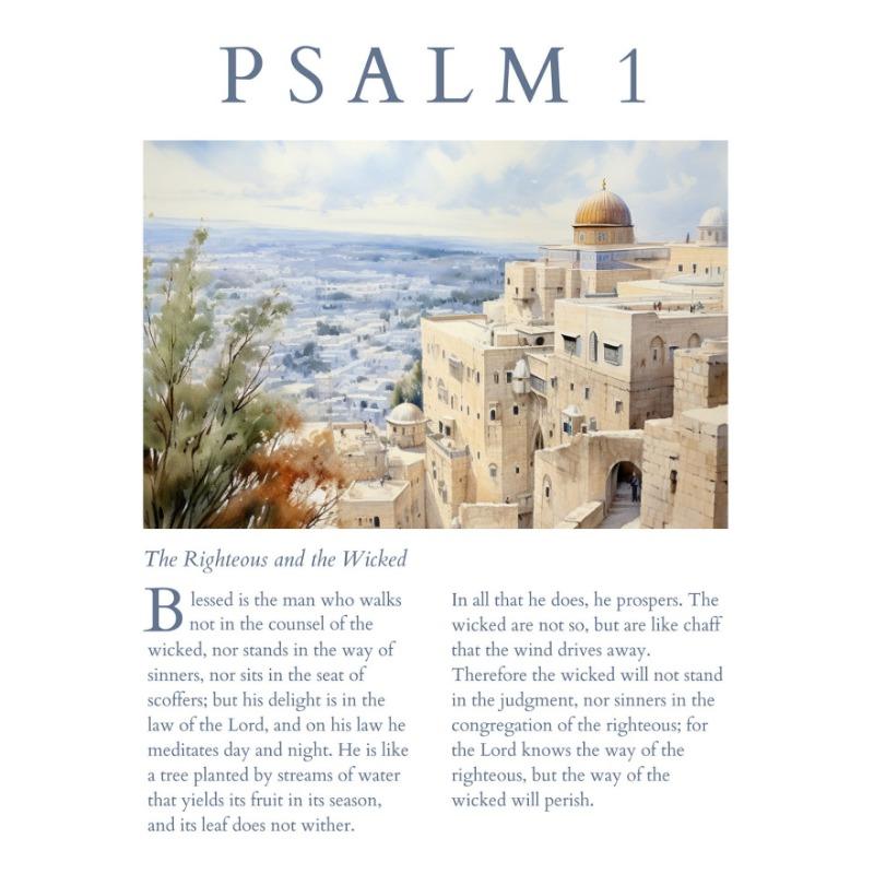 

Scripture Psalm Bible Verse Posters Christian Jesus Laughing Prints Canvas Painting Wall Art Pictures Church Bedroom Home Decor 21cm×30cm NoFrame