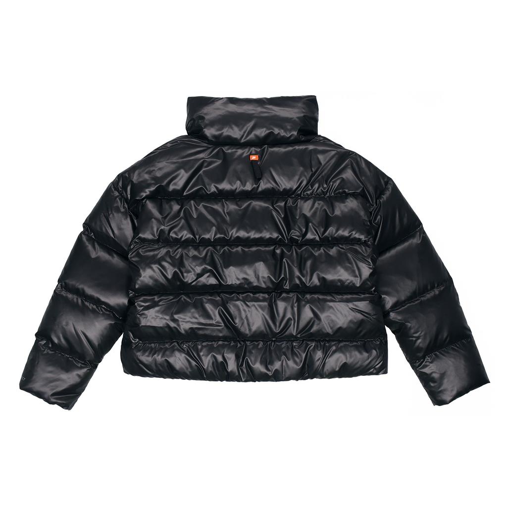 Nike Solid Color Straight-Cut Long-Sleeve Down Jacket Women Outerwear Black DH4080-010