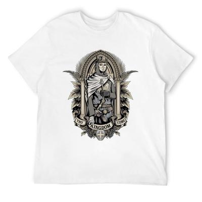 Król Baldwin IV Jerozolimski, wersja w masce. T-Shirt Chłopięcy Biały Ubrania Męskie Koszulki Graficzne Koszykówka Figurki Anime Moda Męska