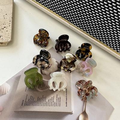 Μικρές Τσιμπίδες Μαλλιών Κλιπ Καρχαρίας Γεωμετρικό Σχήμα Οξικό Γυναικεία Αξεσουάρ Μαλλιών Κορεατικό Στυλ Κεφαλόδεσμος Μικρό Κλιπ Μαλλιών Μίνι Τσιμπίδα Μαλλιών