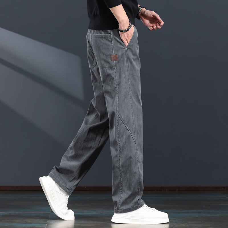Jielino Men's 2025 Autumn/Winter Loose Straight Casual Pants