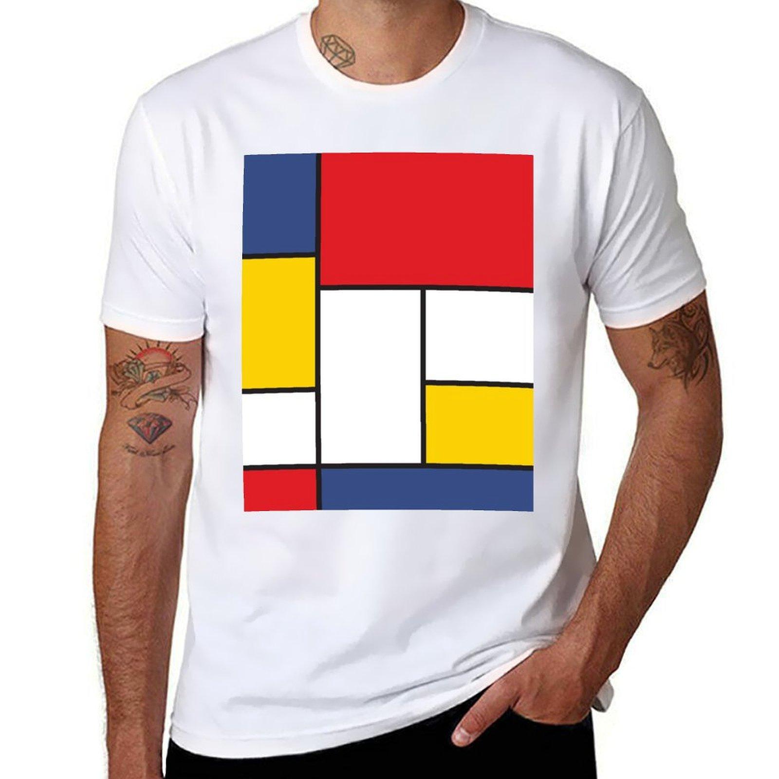 

Mondrian shirt pack In with t shirts T-Shirt cotton prints of t the Style XL