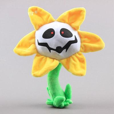 Pluszowa Zabawka Lalka Pluszowa Undertale Żółta Biała Słonecznik Miękki Plusz Zabawka dla Dziecka