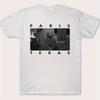 Unisex Paris Texas Print T-Shirt Retro Film-Themen-T-Shirt Unisex Freizeit-T-Shirt