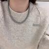 Temperament Gray Pearl Beaded Necklace for Women Retro Light Luxury Fashion 2026 New Sweater Chokers Chain Jewelry Accessories