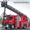Alloy Fire Truck Model Toy with Simulation Sound for Boys 30cm