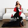 Umbrella Corporation Knitted Blankets Residents Evils Flannel Throw Blankets Summer Air Conditioning Portable Soft Warm Bedsprea