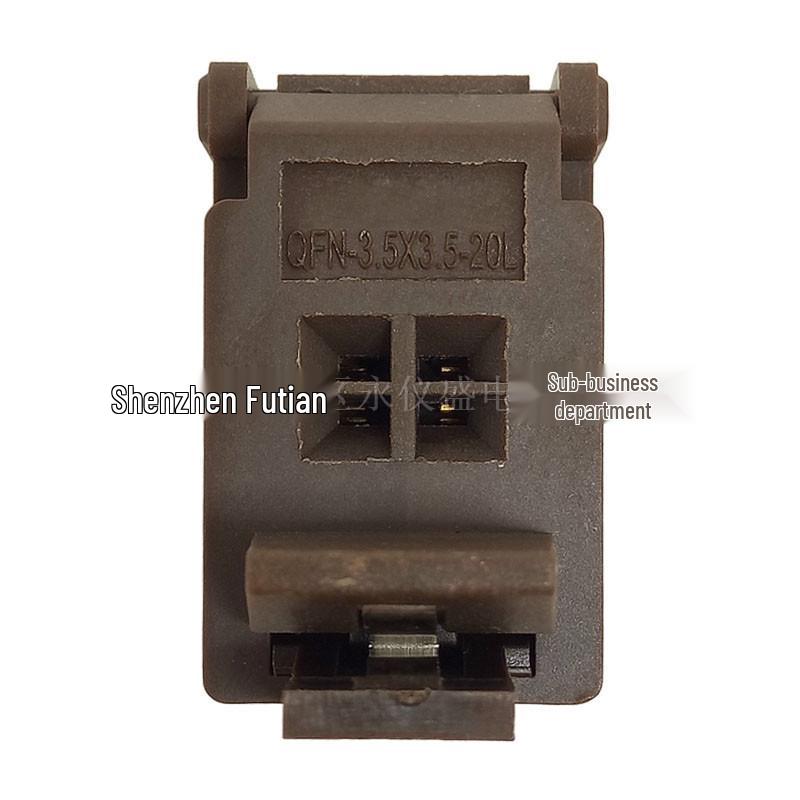 QFN20 3.5x3.5mm Gold-Plated Aging Test Socket for 20L DFN Chip Burn-in