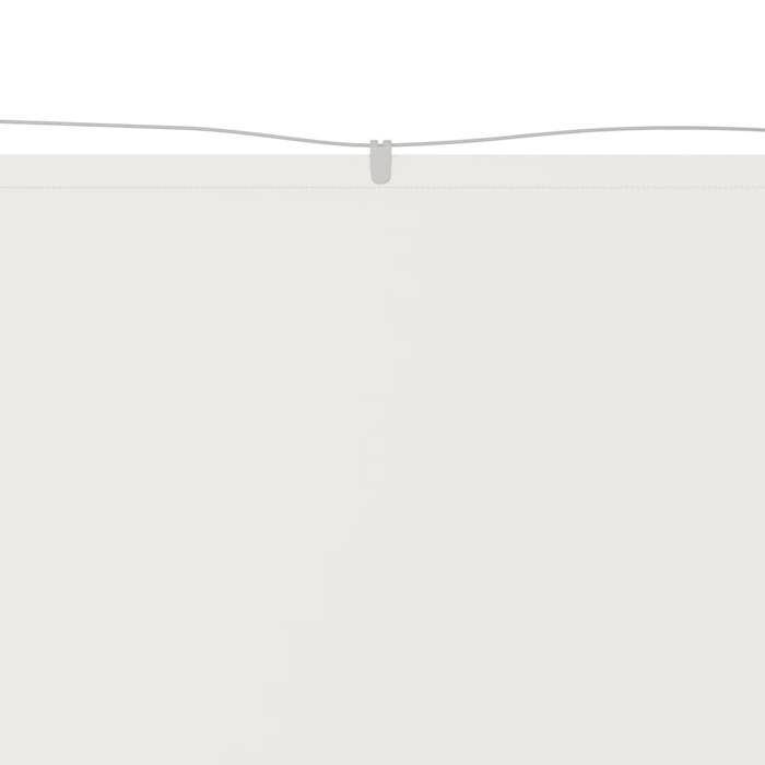 VidaXL Auvent Vertical Ecran de Protection Ecran d'Intimité de Balcon Auvent de Patio Jardin Extérieur Blanc 140x1200 cm 148170