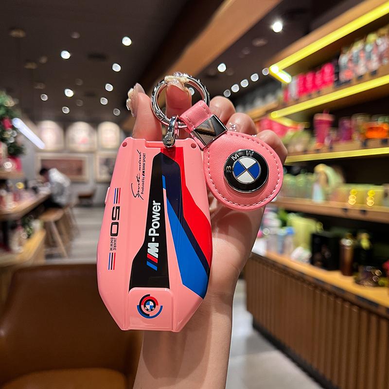 Fashion M-sport ABS Car LED Display Key Case Cover For BMW G30 G12 G11 G32 G31 5 7 Series I8 I12 I15 G01 X3 X4 G02 G05 X5 G07 X7