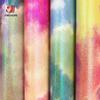 Rosy clouds Tie-dye PU Leather Fabric Waterproof Shiny Faux Leathers for DIY Gift Craft Sewing Hair Bow Earring Making Material