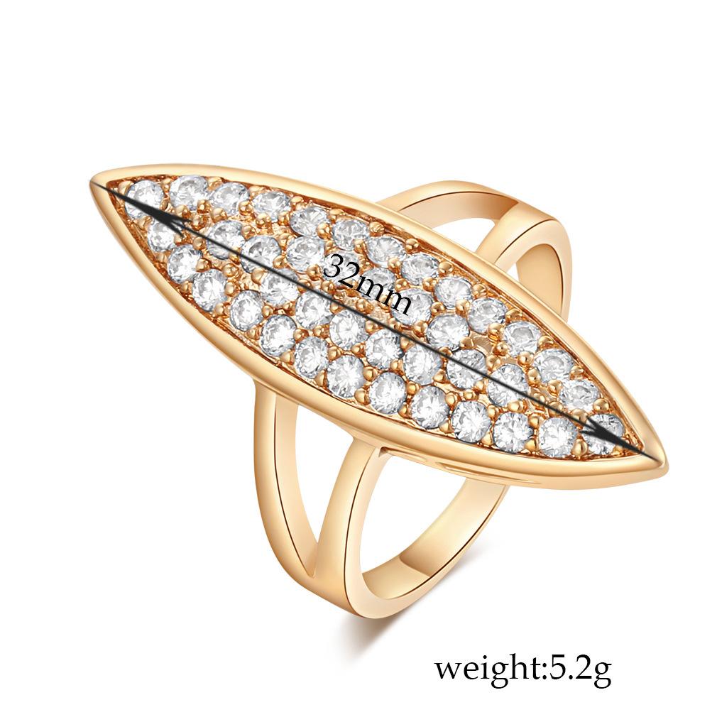 Inele de nuntă la modă pentru femei, inele de logodnă în formă de marchiză, inele de culoare aurie, accesorii de verighetă, bijuterii de lux