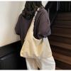 Korean large-capacity tote bag women's 2025 new fashionable simple crossbody bag lightweight and versatile commuter shoulder bag