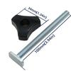 T Bolt Knob Kit - Miter Track Sliding Nut T-Slider T Slot T Bolt and Nut Set - T Screw and Plastic Knob Nut - Jigs Screw Fixture