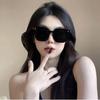 Women's Fashionable Anti-UV Slimming Round Sunglasses with Metal Legs - Versatile Summer Eyewear