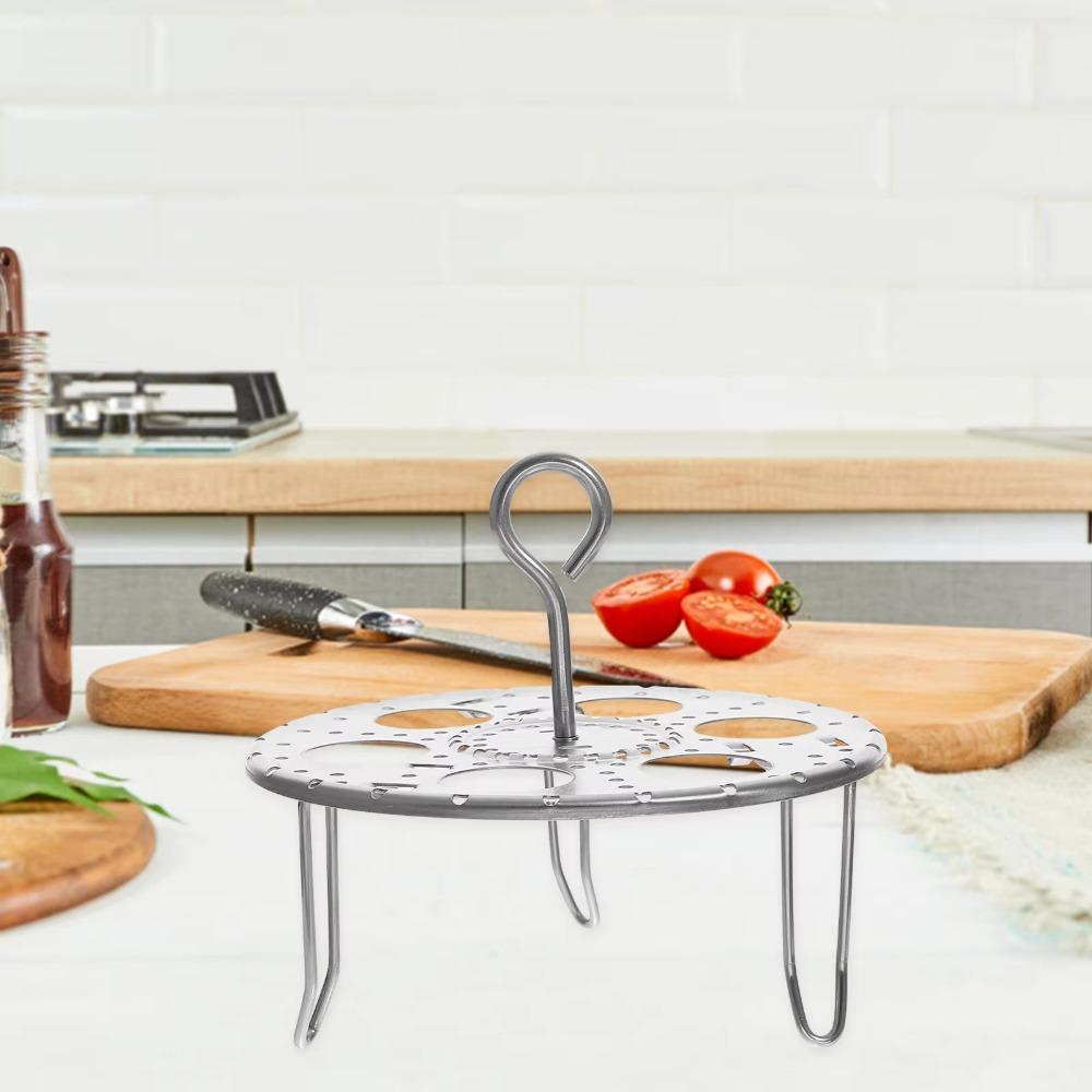 Detachable Foldable Egg Steamer Adjusted Height Steaming Tray Household Egg Steaming Rack  Bun