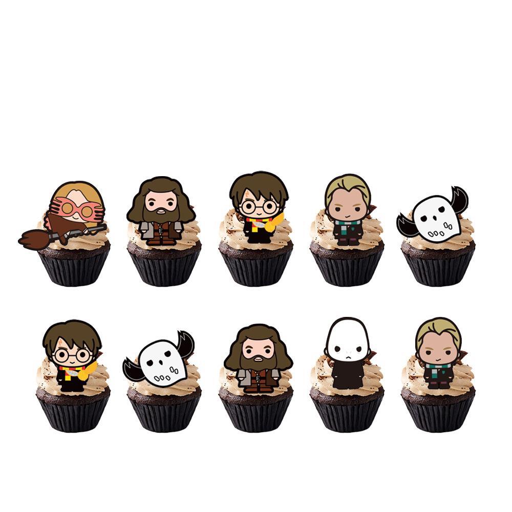 Harry Potter Birthday Party Supplies Disposable Cutlery Paper Plates Paper Cups Tissue Boys Decorating Birthday Arrangements