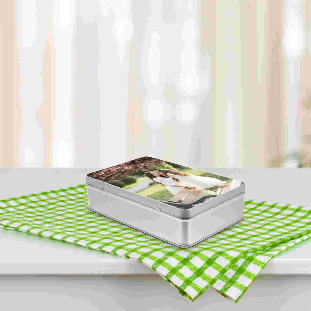 Bonboniéra Banketový Dárek Párty Držák Kovový Prázdný Oslava Sladkosti Pouzdro Úložné Plechovky Nádoba Železná Pocínovaná Plechovky Prázdné Malé